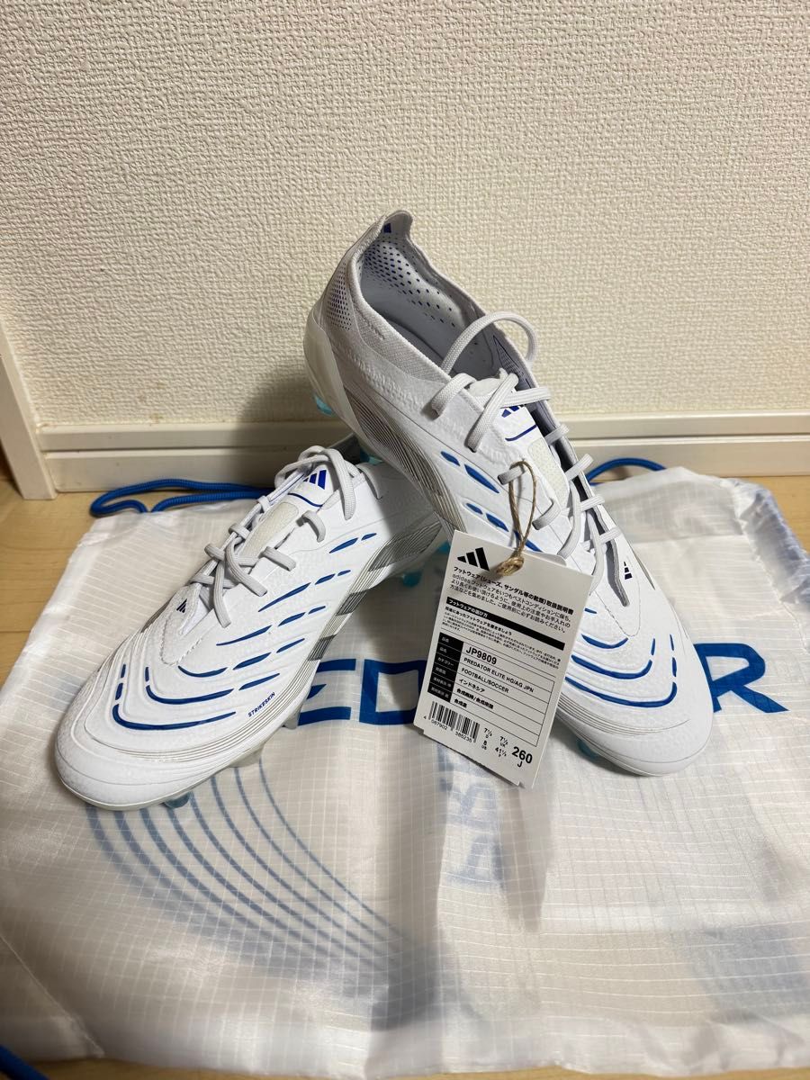 新品・未使用】プレデターエリートELITE HG/AG /土・人工芝用 新品・未使用】プレデターエリートELITE HG/AG /土・人工芝用