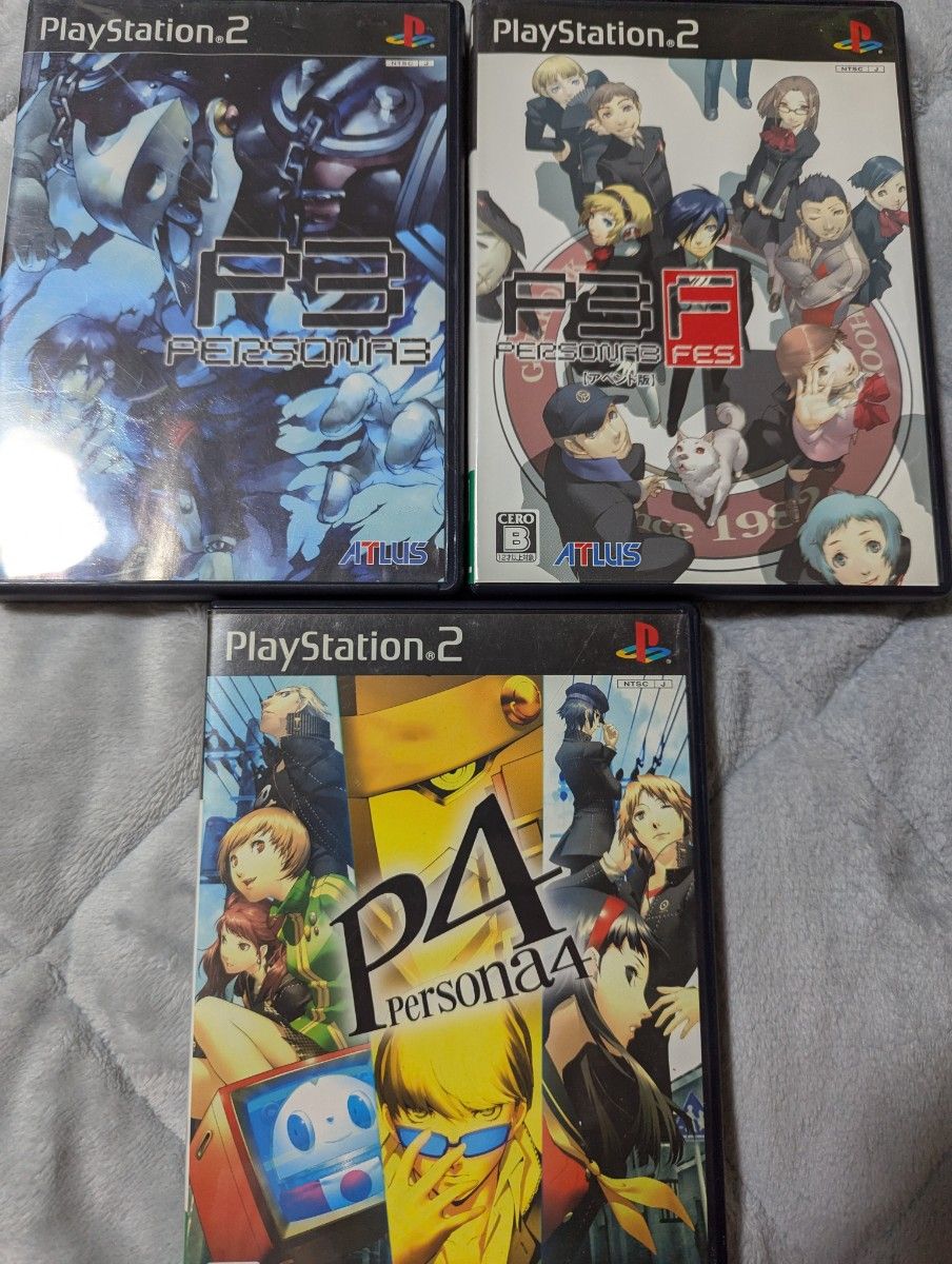 PS2 ペルソナ3 ペルソナ3フェス アペンド版 ペルソナ4 セット PS2 ペルソナ3 ペルソナ3フェス アペンド版 ペルソナ4 セット