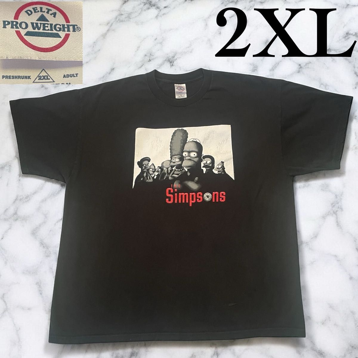 【希少】2XL シンプソンズ ソプラノTシャツ パロディムービーSimpsons 希少】2XL シンプソンズ ソプラノTシャツ パロディTシャツ
