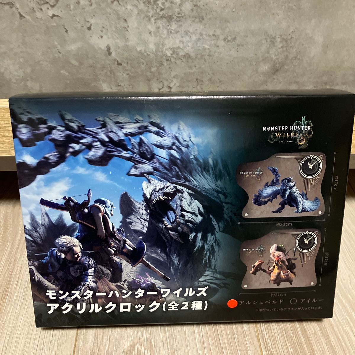 モンスターハンターワイルズ アクリルクロック アルシュベルド モンスターハンターワイルズ アクリルクロック アルシュベルド