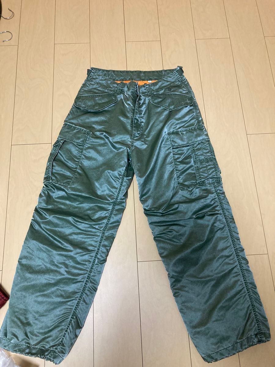 コムドットゆうた着用 Supreme Washed Flight Satin Cargo Pant コムドットゆうた着用 Supreme Washed Flight Satin Cargo Pant