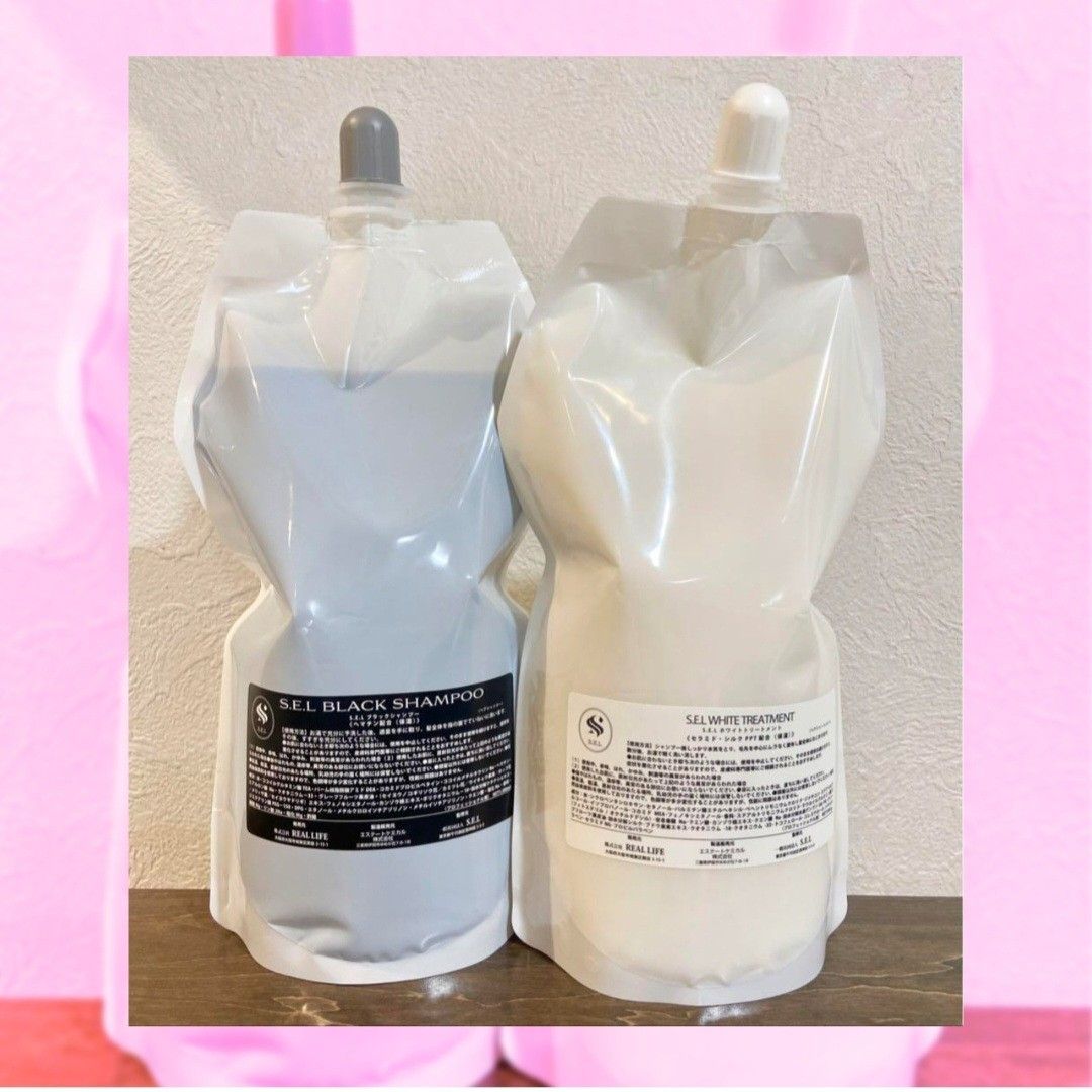 髪質改善SELシャンプー&トリートメント1000ml 髪質改善】SELシャンプー&トリートメント1000ml