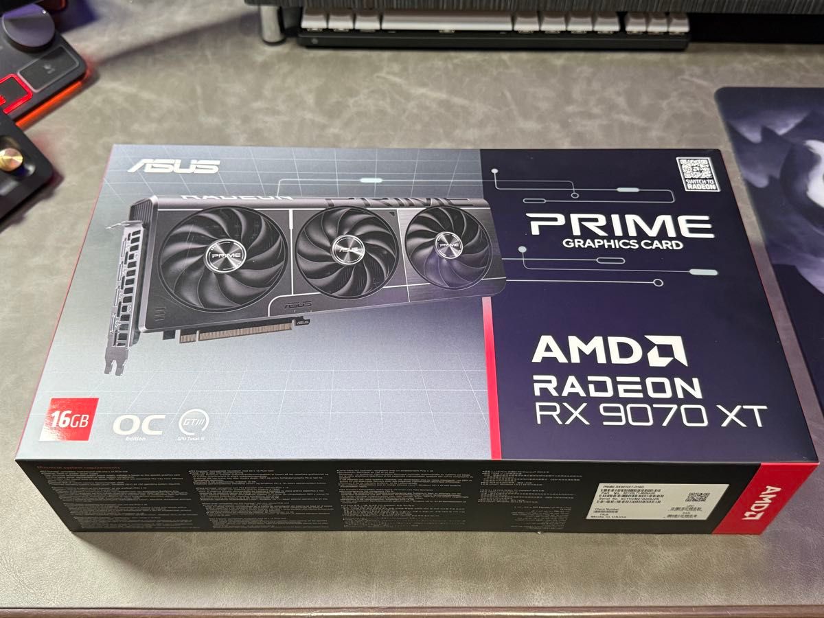 ASUS PRIME Radeon RX 9070 XT OC Edition|Yahoo!フリマ(旧 ASUS PRIME Radeon RX 9070 XT OC Edition|Yahoo!フリマ(旧