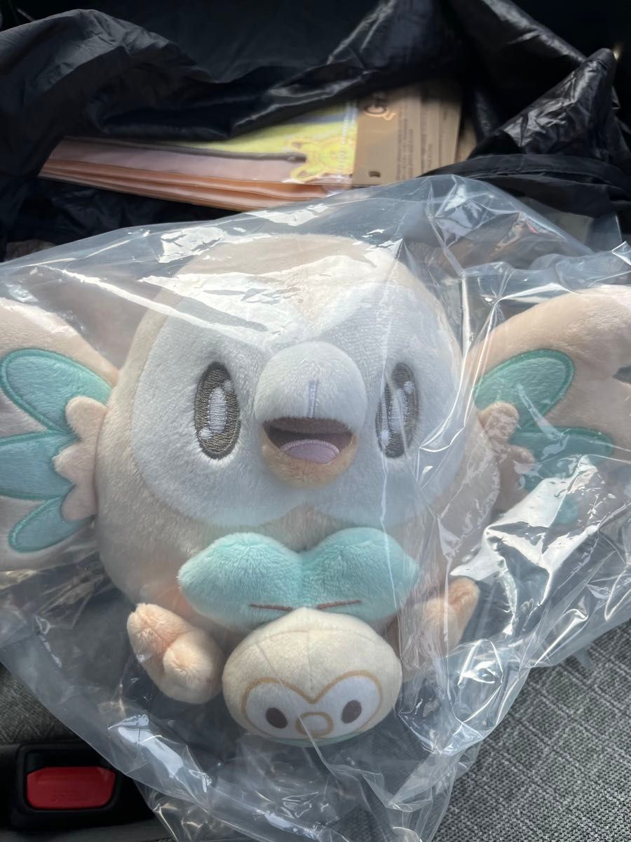 一番くじ ポケピース D賞　モクローぬいぐるみ　ポケモン