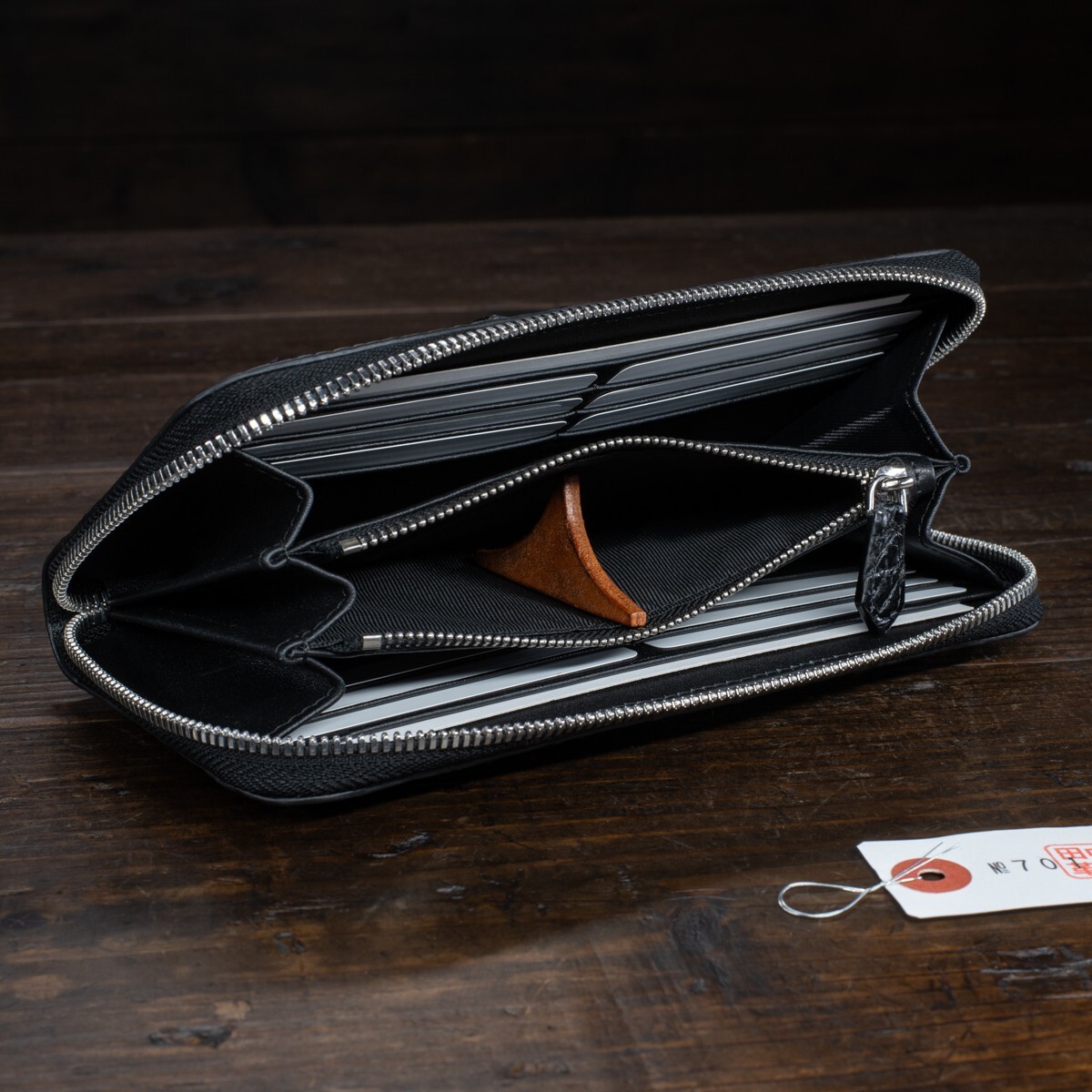 ホーンバック【実物撮影】新品 クロコダイル メンズ 長財布 ホーンバック【実物撮影】新品 クロコダイル メンズ 長財布