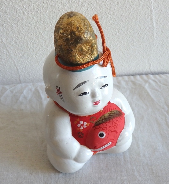  old Imperial palace doll sea bream keep . children's .. child ... earth toy 
