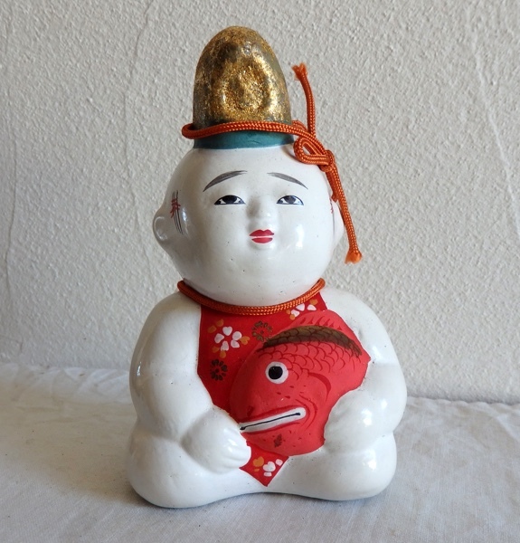  old Imperial palace doll sea bream keep . children's .. child ... earth toy 