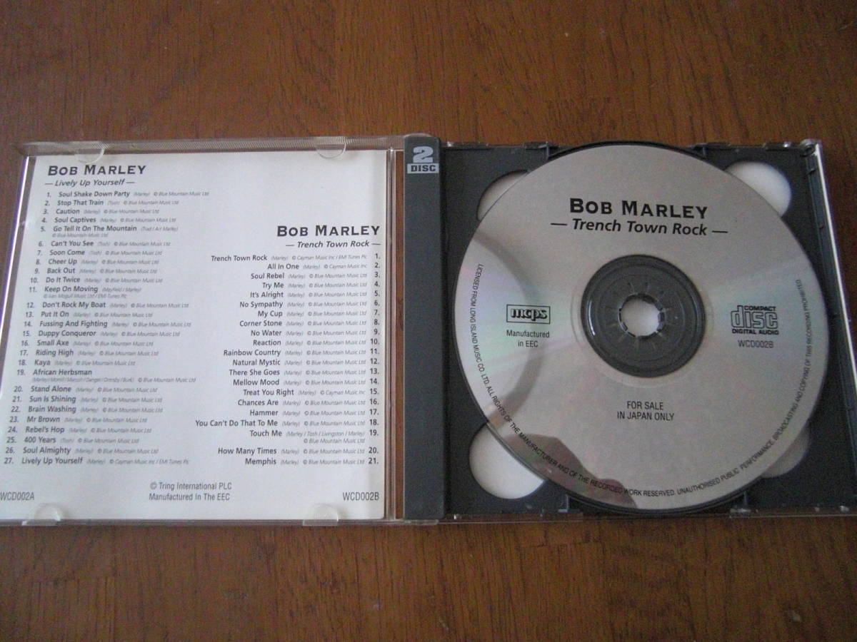 BOB MARLEY/LIVELY UP YOURSELF & TRENCH TOWN ROCK ２セットCDの画像3