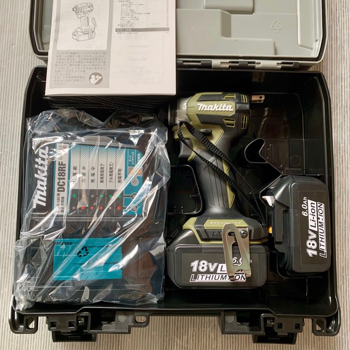 マキタ makita インパクト ドライバ TD173 オリーブ 18v DRGXO
