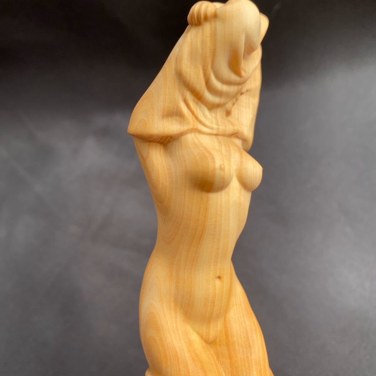 現物撮影 柘植彫刻 木彫り 裸美女像 美少女少女像 木製置物 現物撮影 柘植彫刻 木彫り 裸美女像 美少女少女像 木製置物