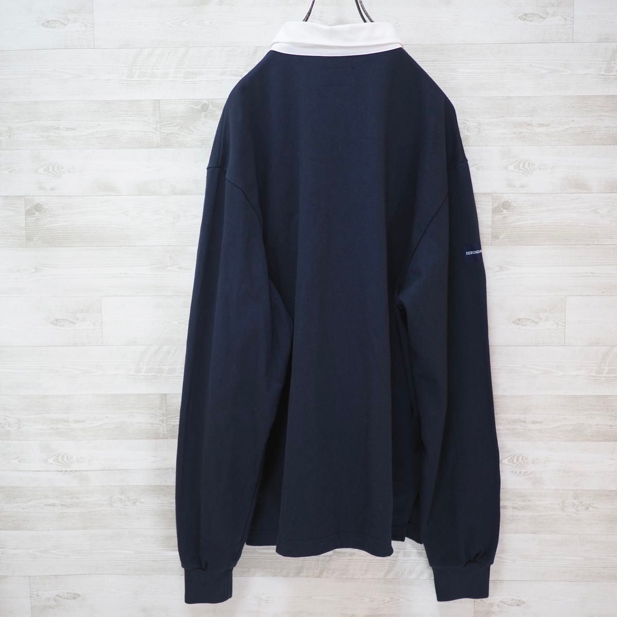 DESCENDANT 22AW Puba Polo LS-Navy/2 WTAPS ラガーシャツ DESCENDANT 22AW Puba Polo LS-Navy/2 WTAPS ラガーシャツ