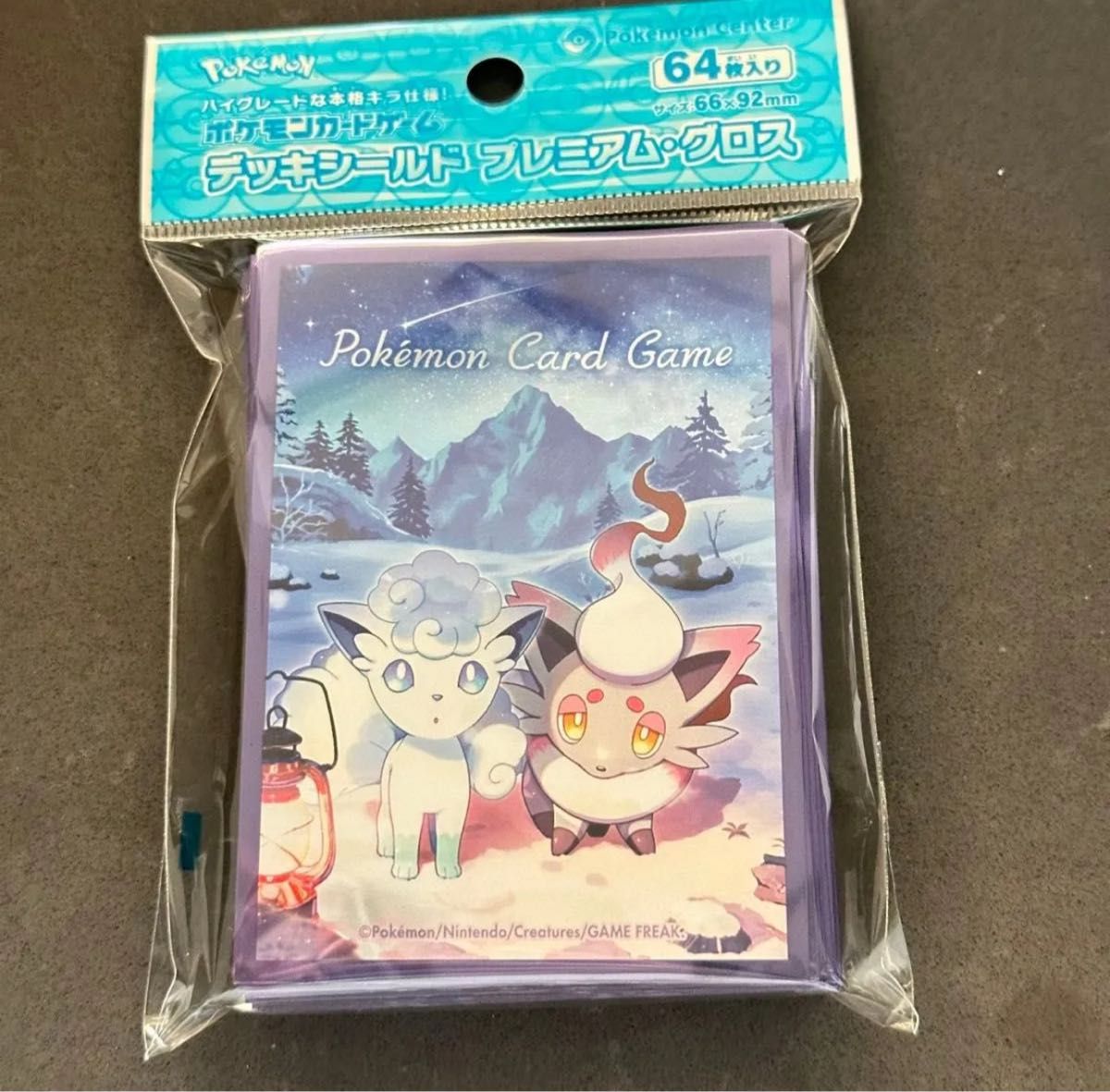 Snowy Gathering アローラロコン ヒスイゾロア デッキシールド Snowy Gathering アローラロコン ヒスイゾロア デッキシールド