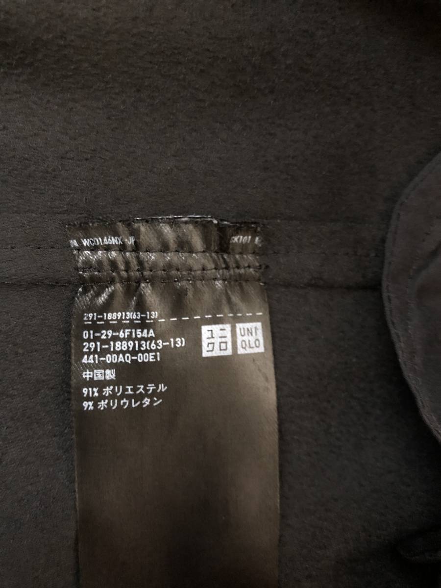 ◆ユニクロ＊UNIQLO＊スエード風ワンピース＊黒＊M_画像7