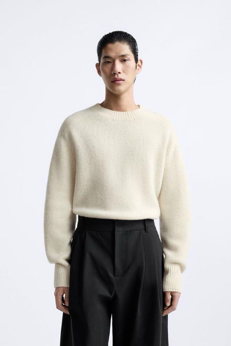新品 ZARA STUDIO NICHOLSON ウールブレンドセーター XL ザラ 新品 ZARA STUDIO NICHOLSON ウールブレンドセーター XL ザラ