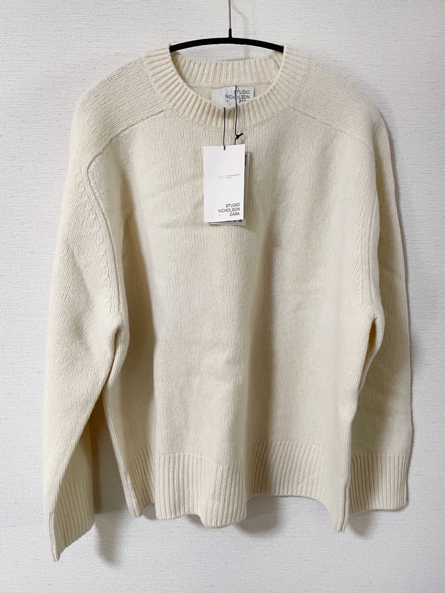 新品 ZARA STUDIO NICHOLSON ウールブレンドセーター XL ザラ 新品 ZARA STUDIO NICHOLSON ウールブレンドセーター XL ザラ
