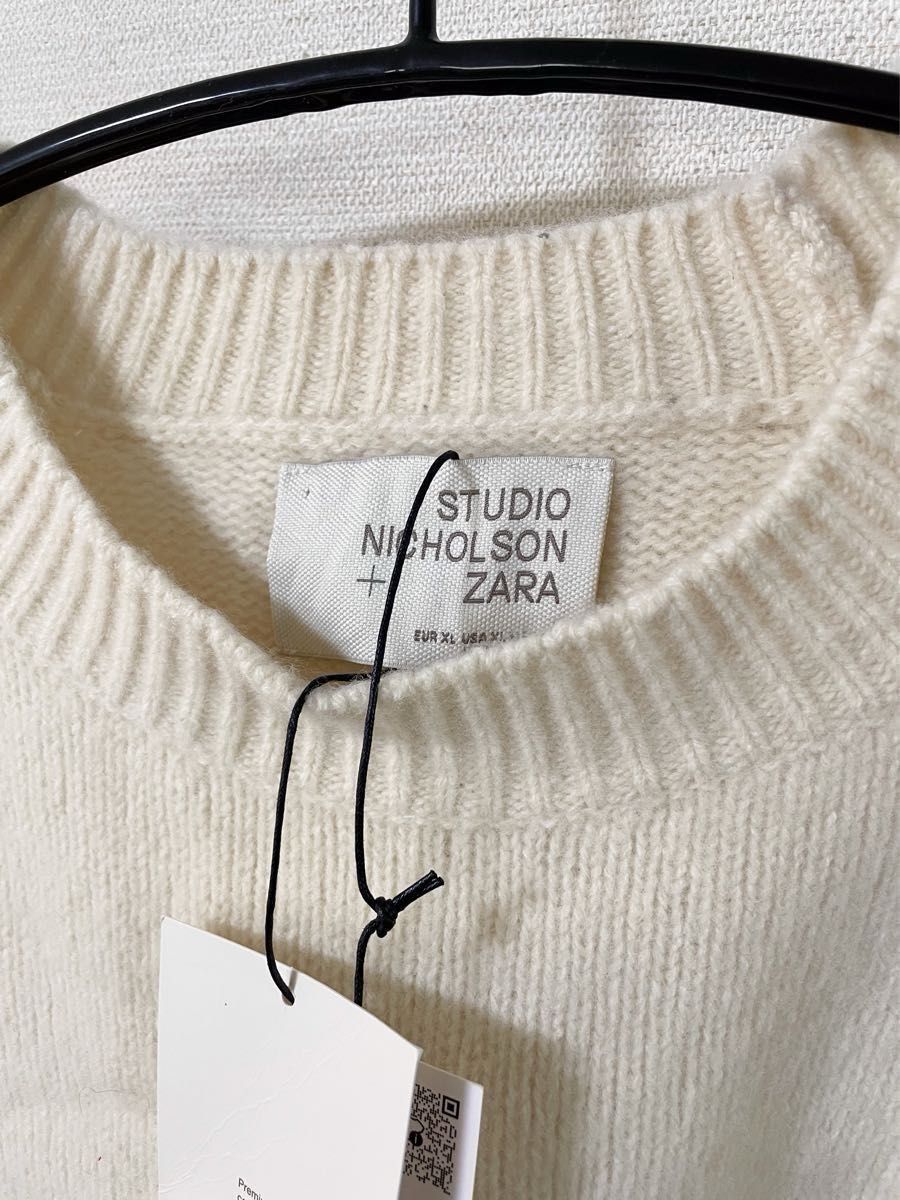 新品 ZARA STUDIO NICHOLSON ウールブレンドセーター XL ザラ 新品 ZARA STUDIO NICHOLSON ウールブレンドセーター XL ザラ