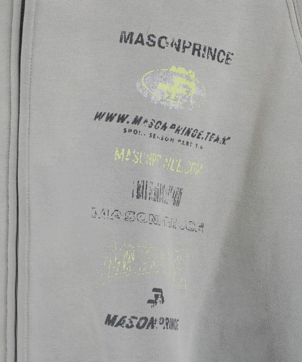 24aw 定価3.2万 MASONPRINCE オーバーサイズ ロゴパーカー 