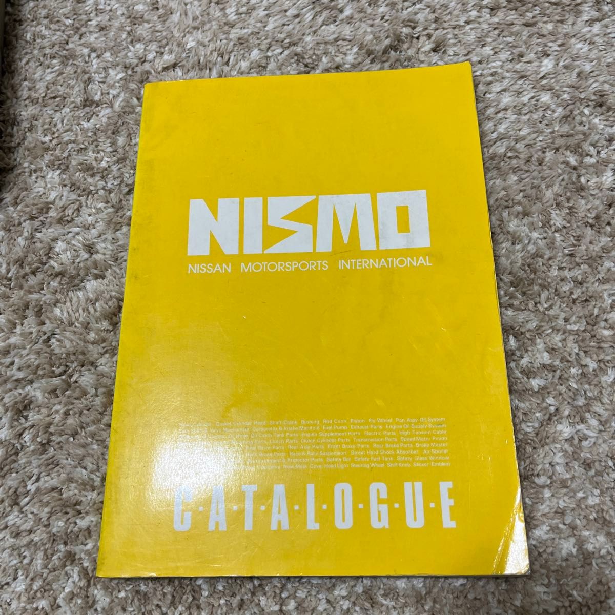 ニスモ スポーツ パーツ カタログ 1988年12月 送料無料 希少 NISMO ニスモパーツ カタログCATALOGUE 1988年12