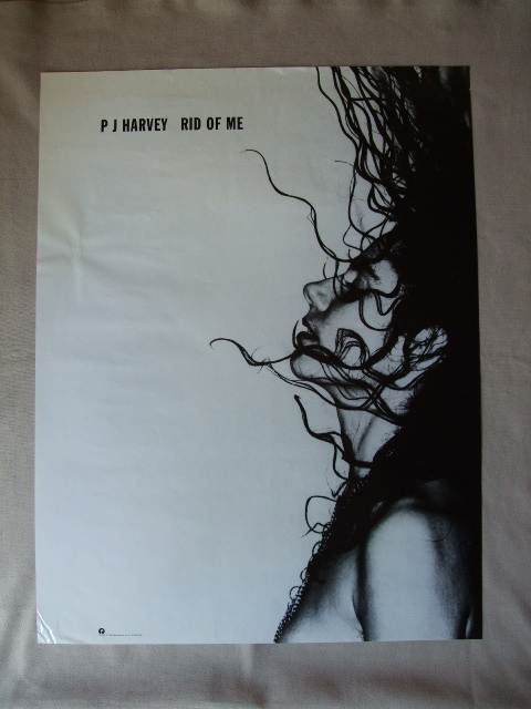 1993年 PJ HARVEY 新到着 RID OF ME プロモーションポスター 非売品 Sale MAN-SIZE For 当時物 Not 傷あり 選択 未使用品