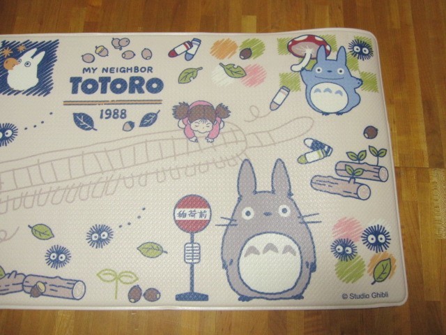 * new goods * Tonari no Totoro * long mat *45×90.*. repairs ...... only * soft PVC material * mold proofing fire prevention * Studio Ghibli *