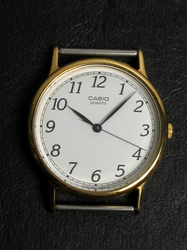 カシオ CASIO クォーツ 3針 MV-307G 男性用 メンズ 腕時計 M565 稼働品_画像1