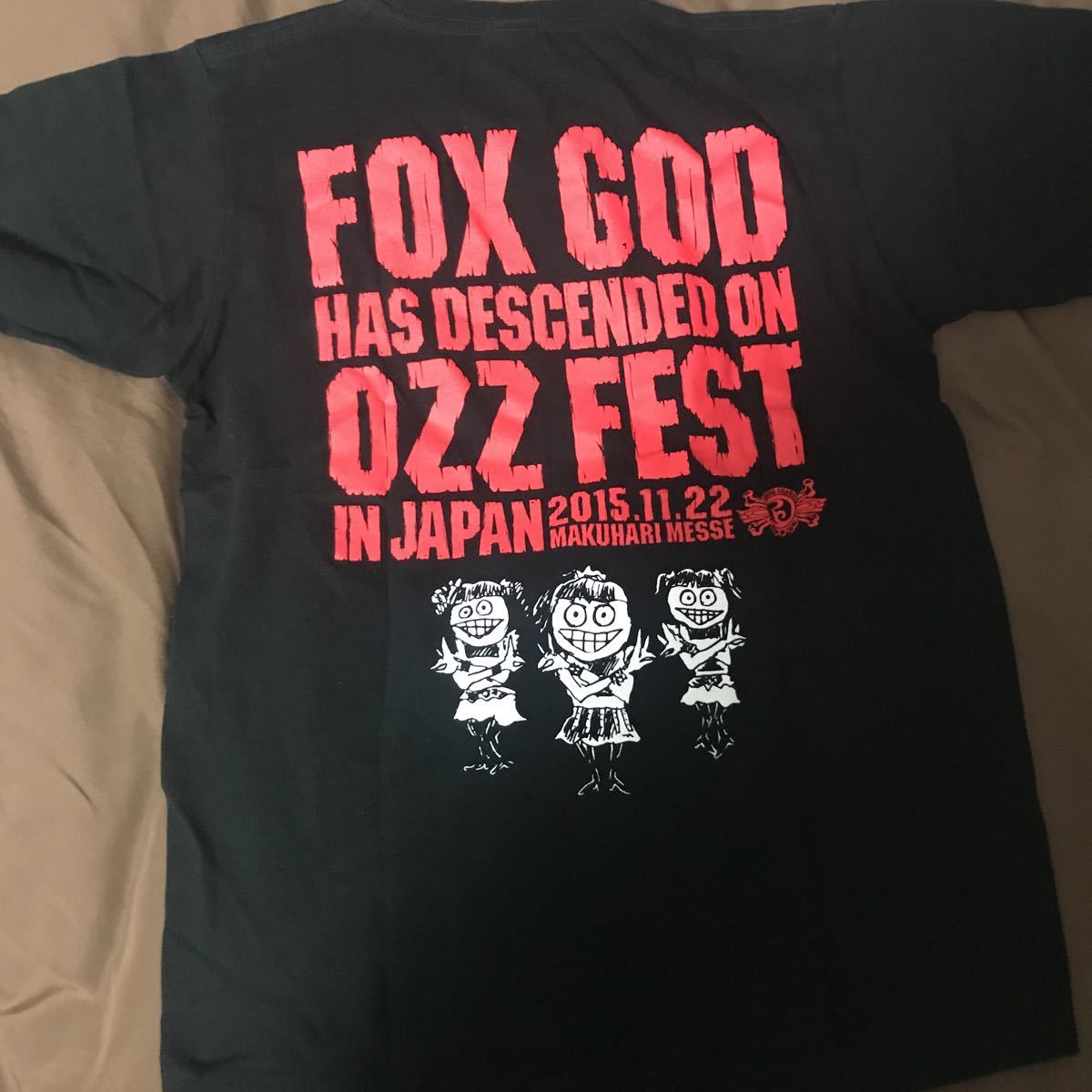  прекрасный товар M размер MADFOX OZZFEST 2015 Ozzy Osbourneoji-* oz bo-nMAD FOX грязь oz fesTEE футболка BABYMETAL baby metal 666