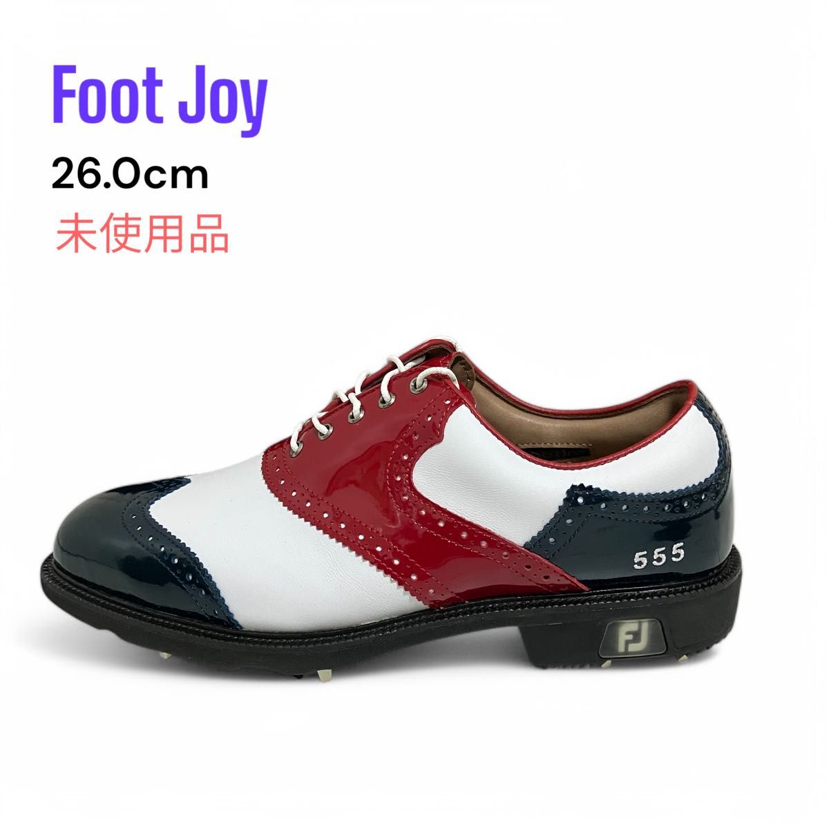 未使用品 フットジョイ FJ ICONゴルフシューズ 26 0 未使用品 フットジョイ FJ ICONゴルフシューズ 26 0