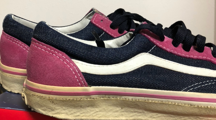 レア！VANS OLD SCHOOL JAZZ デニム PINK AVE CAB TONY HAWK ROWLEY スケート ブランド 好きに も_画像3