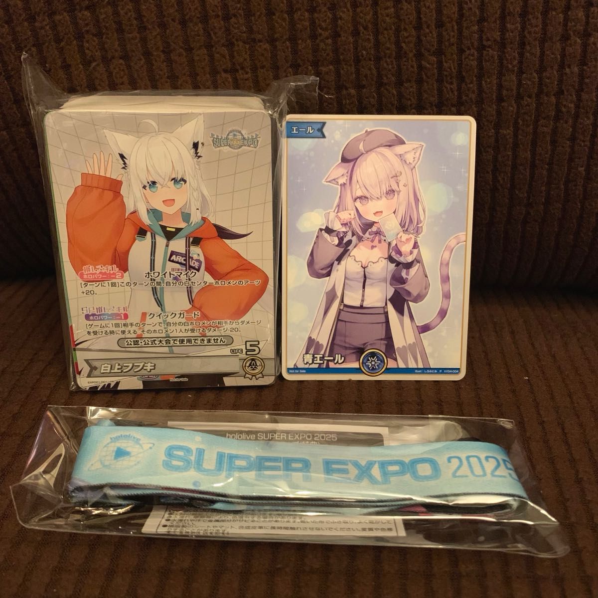ホロカ デッキ EXPO 引き抜け 白上フブキ 猫又おかゆ セット ホロカ デッキ EXPO 引き抜け 白上フブキ 猫又おかゆ セット