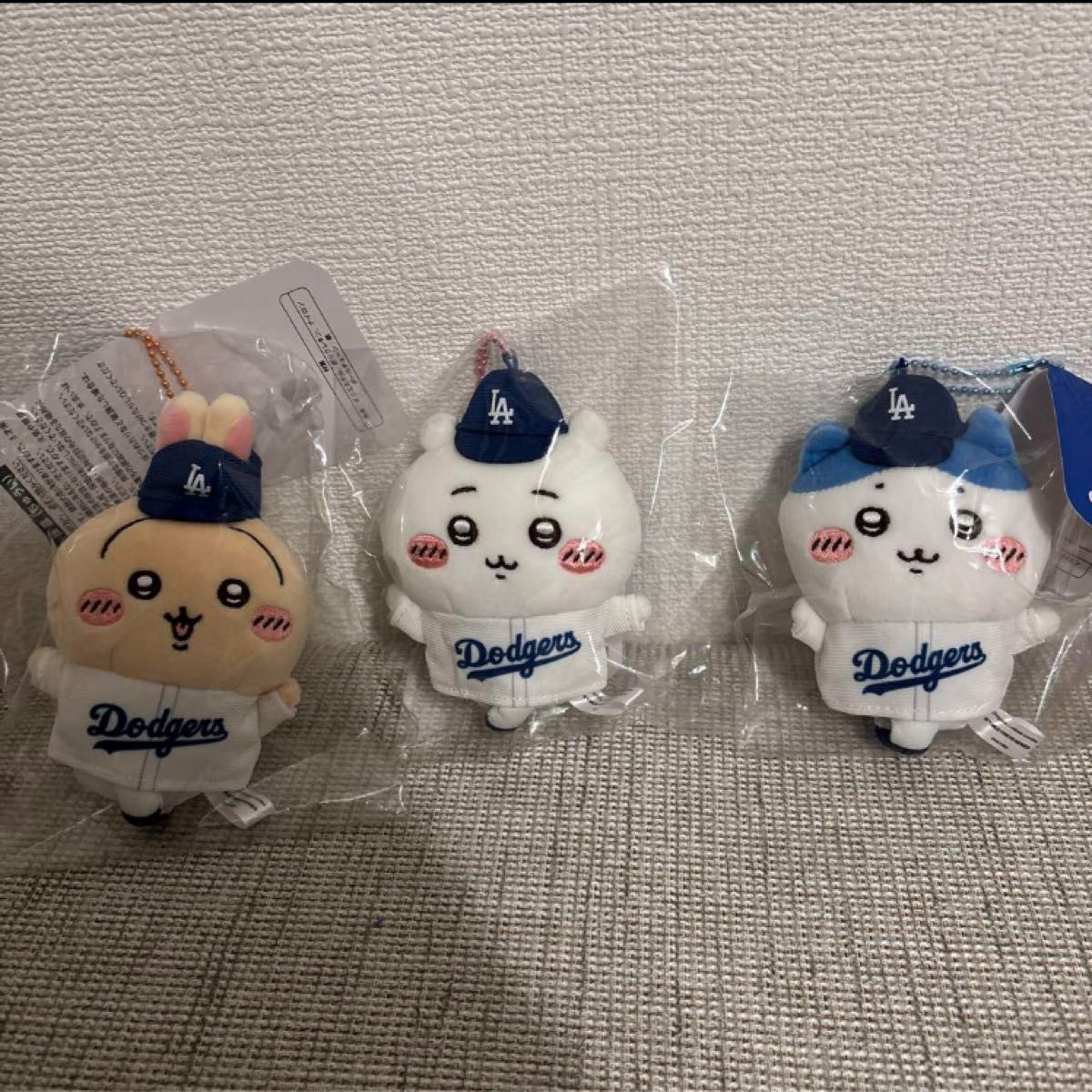 独創的 ちいかわ ドジャース(ちいかわ・ハチワレ・うさぎ)セット｜Yahoo ぬいぐるみ