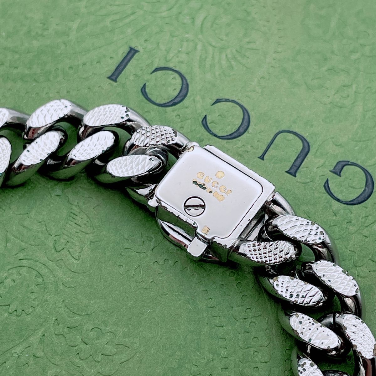 GUCCI インターロッキング ブレスレット 喜平 チェーン シルバー GUCCI インターロッキング ブレスレット 喜平 チェーン シルバー