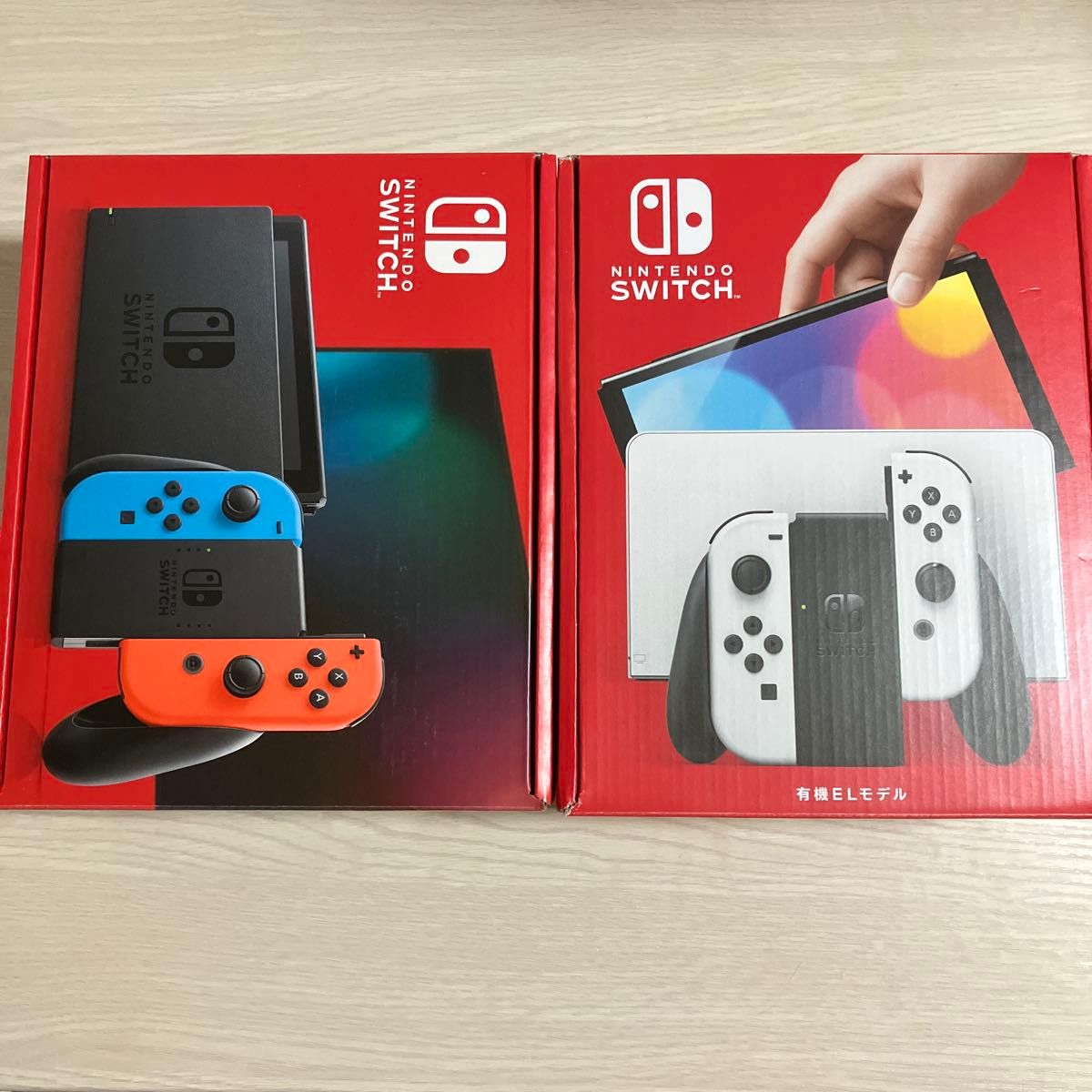 ★i★ Switch 本体 有機EL (ホワイト)と 通常(ネオン) Nintendo Switch 本体 有機ELモデル ホワイト ネオンブルー