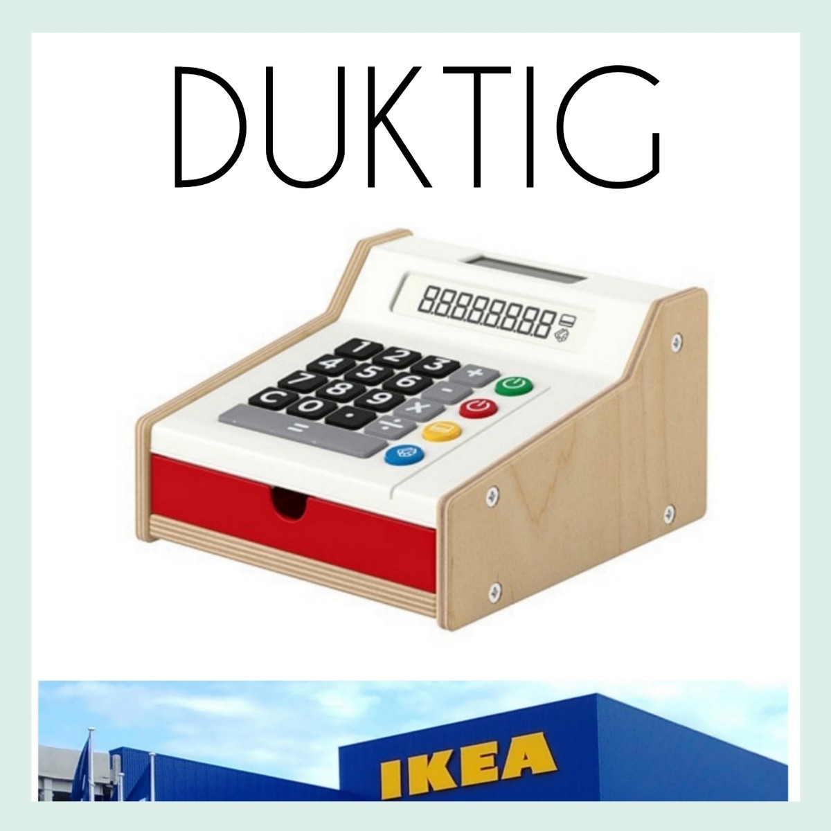 Paypayフリマ Ikea Duktig おもちゃ レジ おかね付き Paypayフリマ Ikea Duktig おもちゃ レジ おかね付き