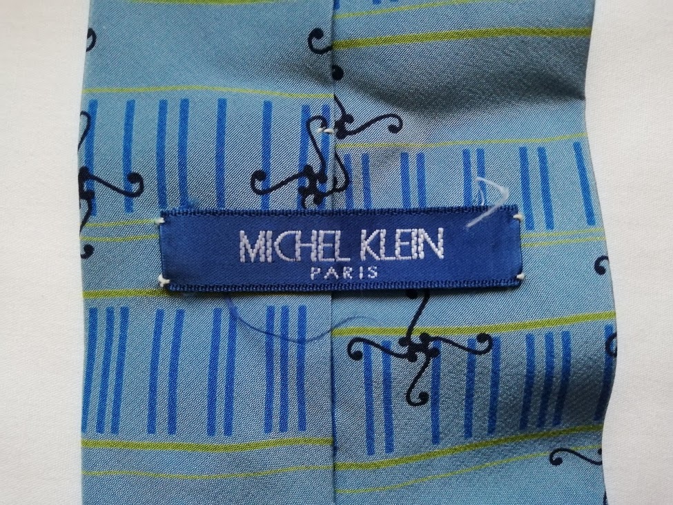 【中古】MICHEL KLEIN / ミッシェル・クラン ネクタイ ブルー #yh-558_画像5