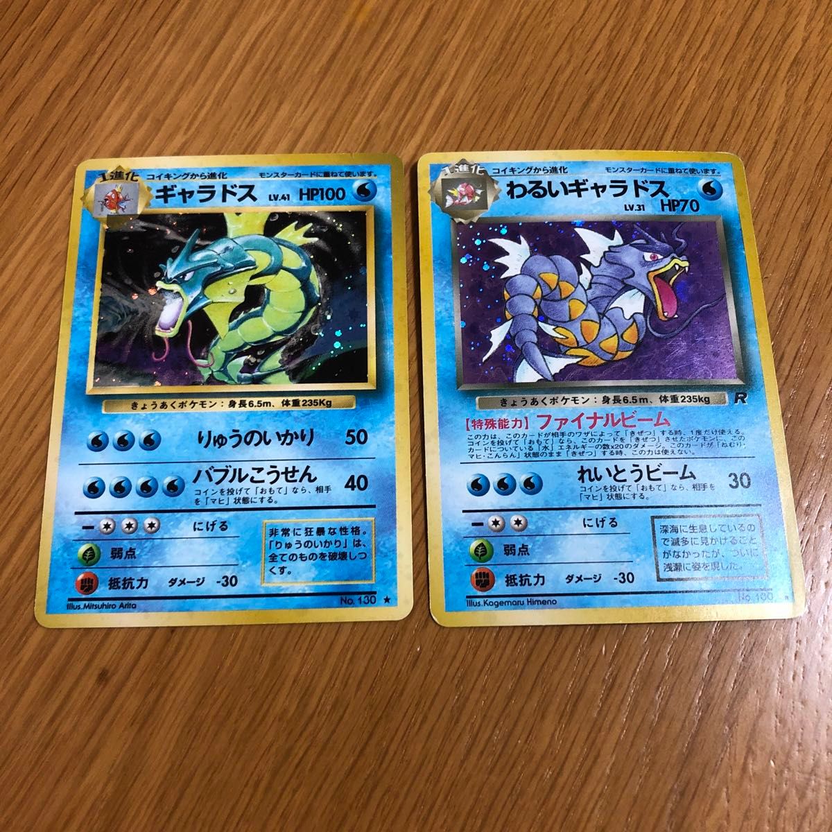 ギャラドス&わるいギャラドス ポケモンカードゲーム 旧裏 ギャラドス&わるいギャラドス ポケモンカードゲーム 旧裏