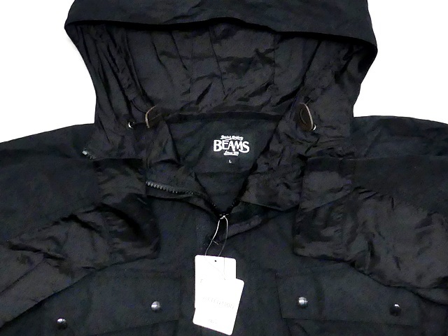 即決 BEAMS 新品 メンズL アノラックブルゾン ビームス 黒 即決 BEAMS 新品 メンズL アノラックブルゾン ビームス 黒