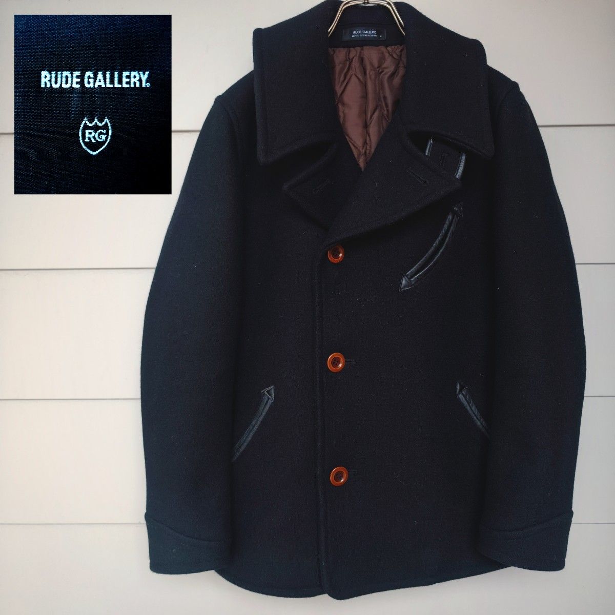 RUDE GALLERY ウール Pコート ルードギャラリー 4 ピーコート RUDE GALLERY ウール Pコート ルードギャラリー 4 ピーコート