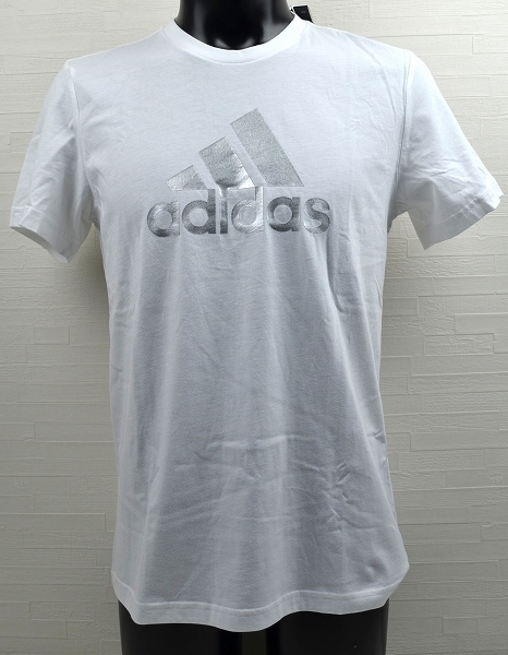 ★【adidas アディダス】半袖Tシャツ GH7786 WHITE Mサイズ_画像1