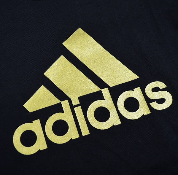 ★【adidas アディダス】半袖Tシャツ GH7785 BLACK Mサイズ_画像3