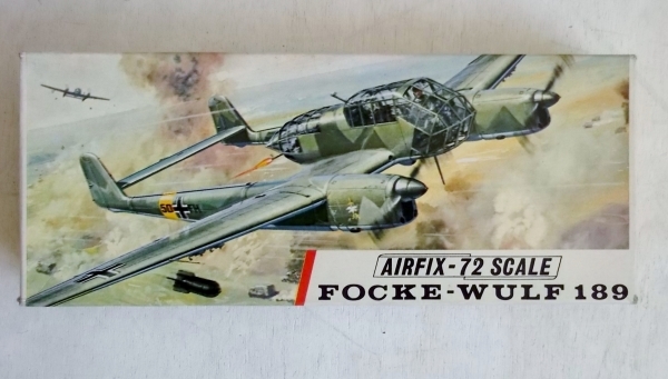 ○AIRFIXエアフィックス／フォッケ-ウルフ189 (1/72) タイプ３ボックス_画像1