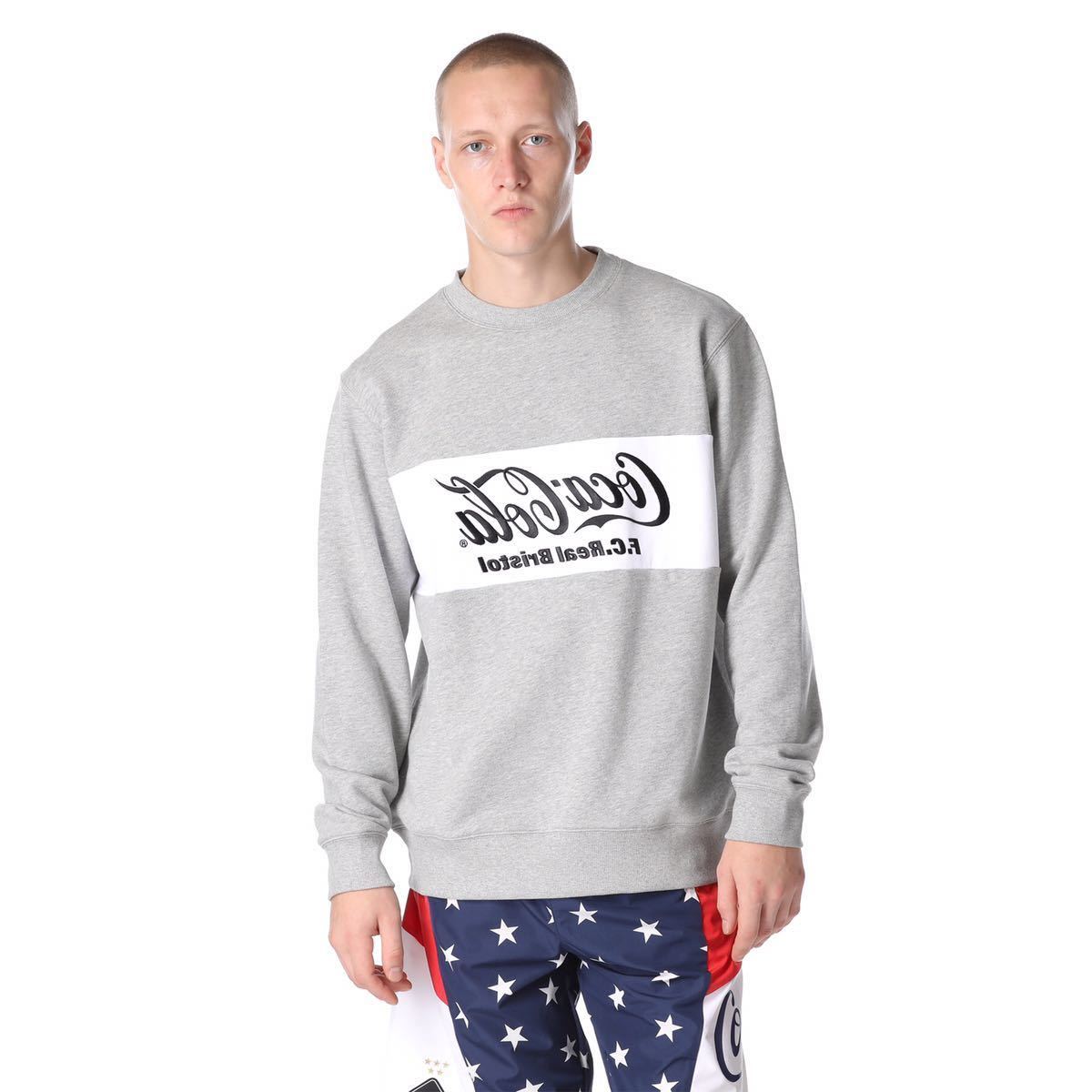 【新品未使用】 20SS 新品FCRB f.c real bristol エフシーレアルブリストル SOPH ソフ COCA COLA COLOR BLOCK CREWNECK SWEAT スウェット_画像3