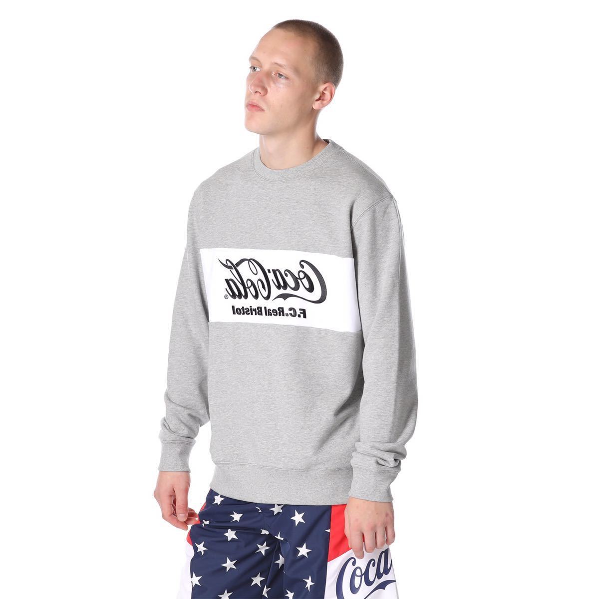 【新品未使用】 20SS 新品FCRB f.c real bristol エフシーレアルブリストル SOPH ソフ COCA COLA COLOR BLOCK CREWNECK SWEAT スウェット_画像4