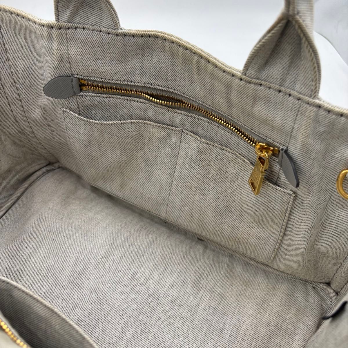 PRADA プラダ カナパ キャンバス トートバッグ ハンドバッグ PRADA プラダ カナパ キャンバス トートバッグ ハンドバッグ