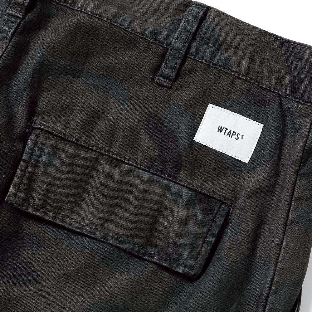 20SS WTAPS JUNGLE STOCK 02 / TROUSERS. COTTON. SATIN. CAMO LARGE