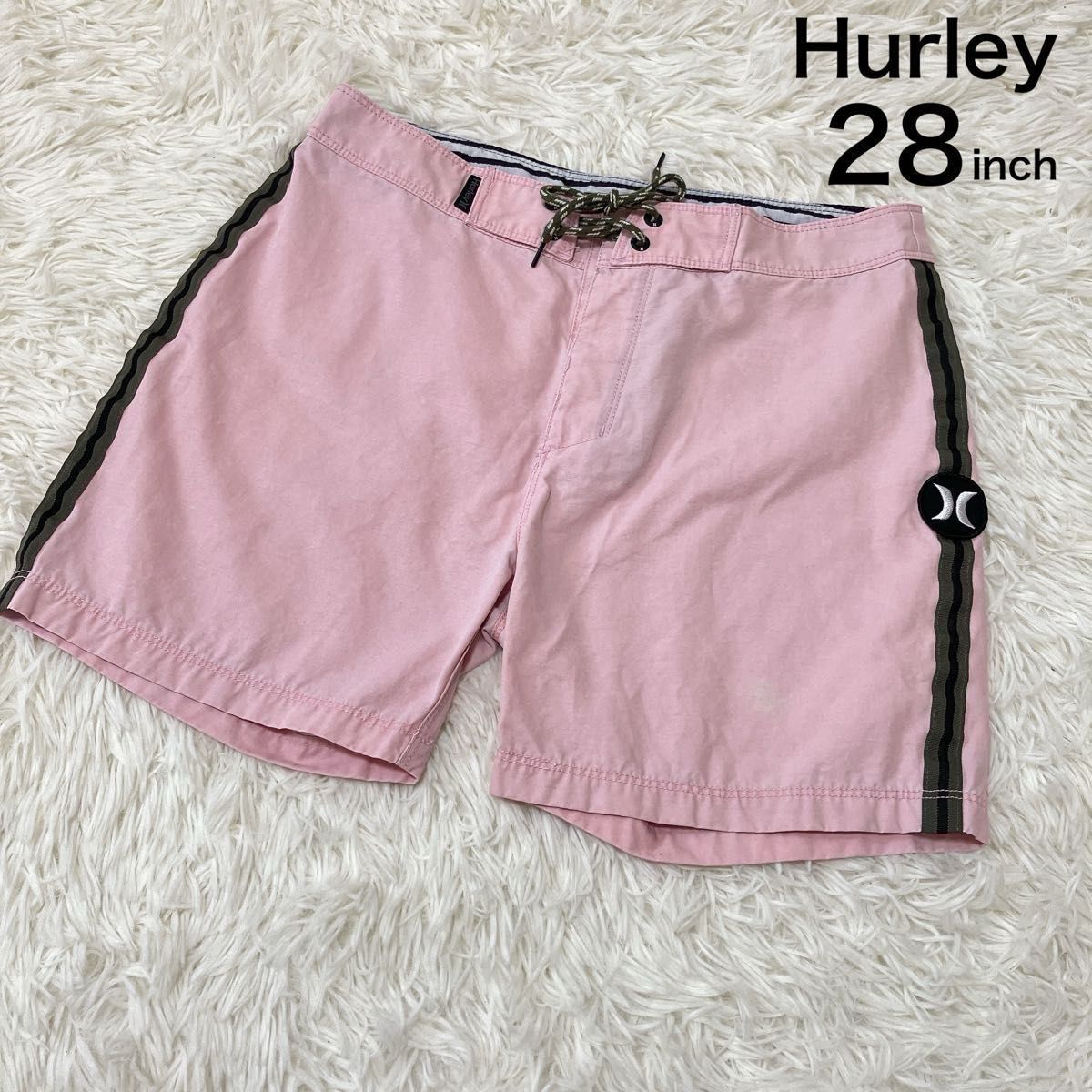 Hurley ハーレー メンズ 大人 水着 サーフパンツ スイムパンツ 28インチ ピンク 海 プール マリンスポーツ