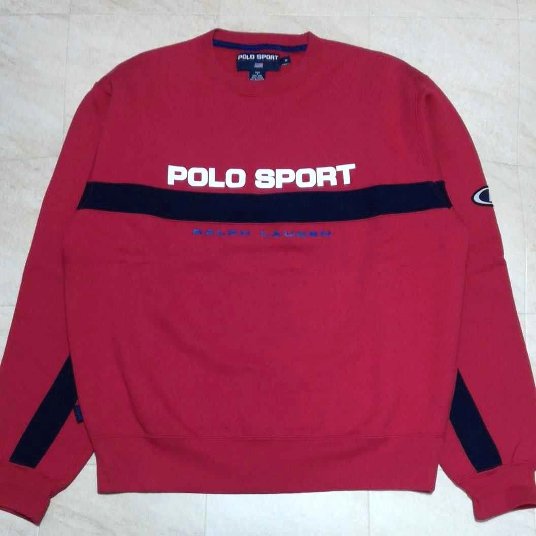 90's POLO SPORT RALPH LAUREN ポロスポーツ ロゴスウェット(極美品)