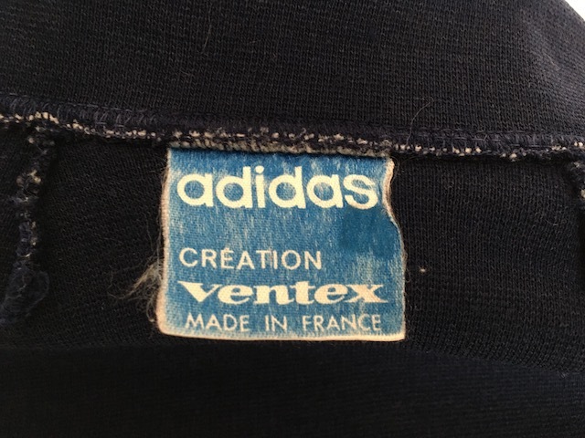 アディダス ミリタリーテイスト 不明モデル （フランス製） ヴィンテージ ジャージ adidas made in FRANCE VENTEX 70s フランス軍支給_画像7