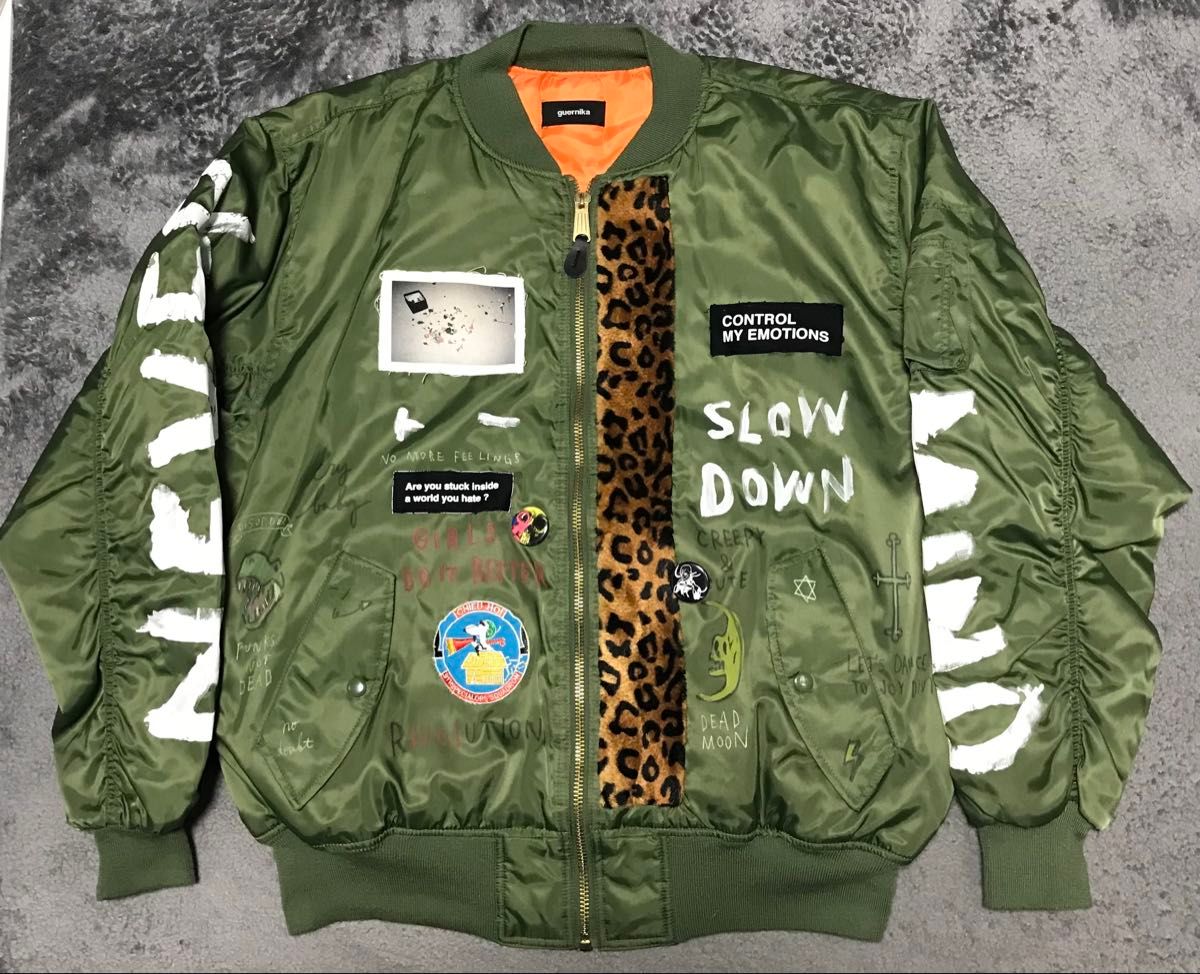 guernika リメイクMA-1 ブルゾン ジャケット guernika リメイクMA-1 ブルゾン ジャケット|Yahoo!フリマ(旧