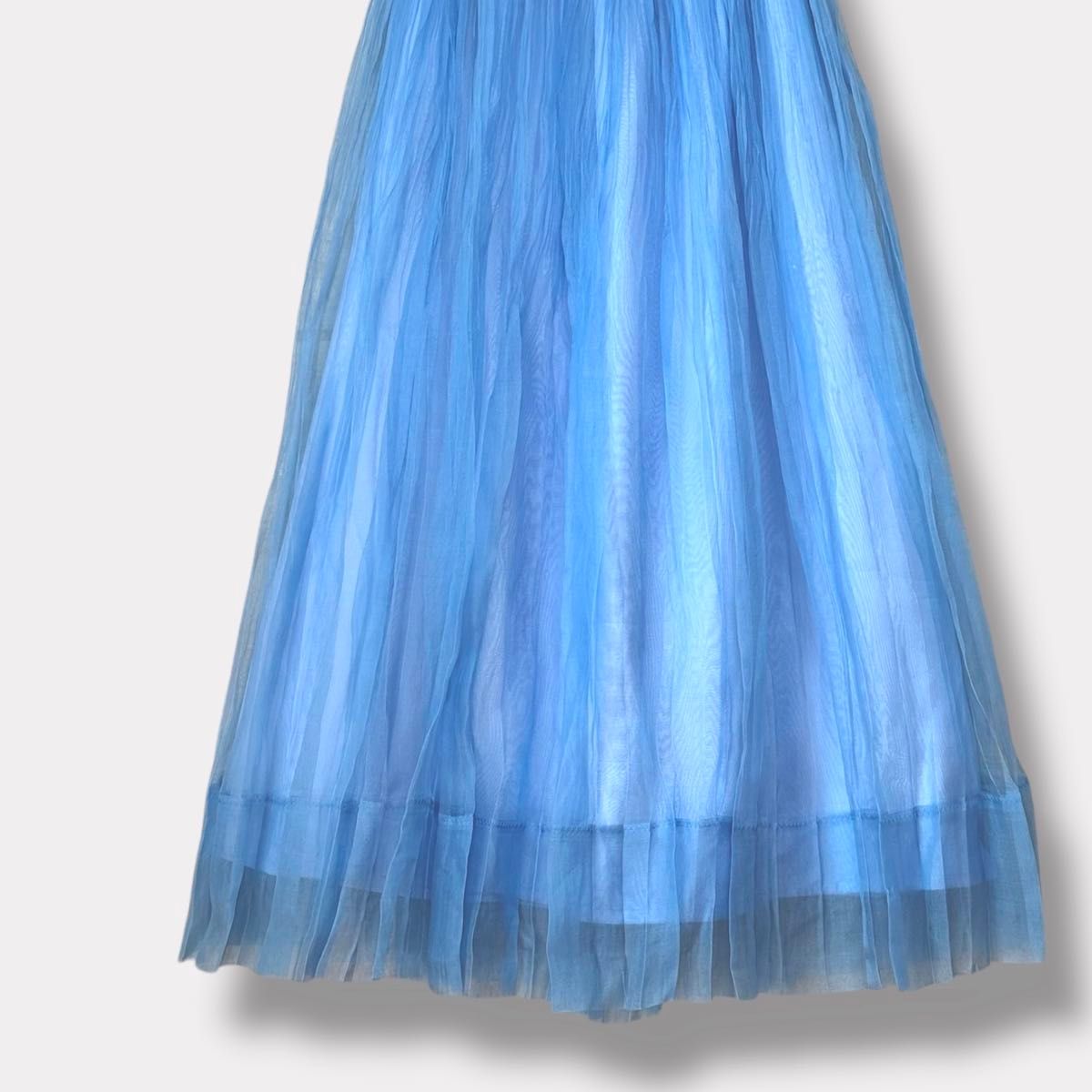 極美品 ANAYI アナイ シルクオーガンジープリーツスカート 極美品 ANAYI アナイ シルクオーガンジープリーツスカート