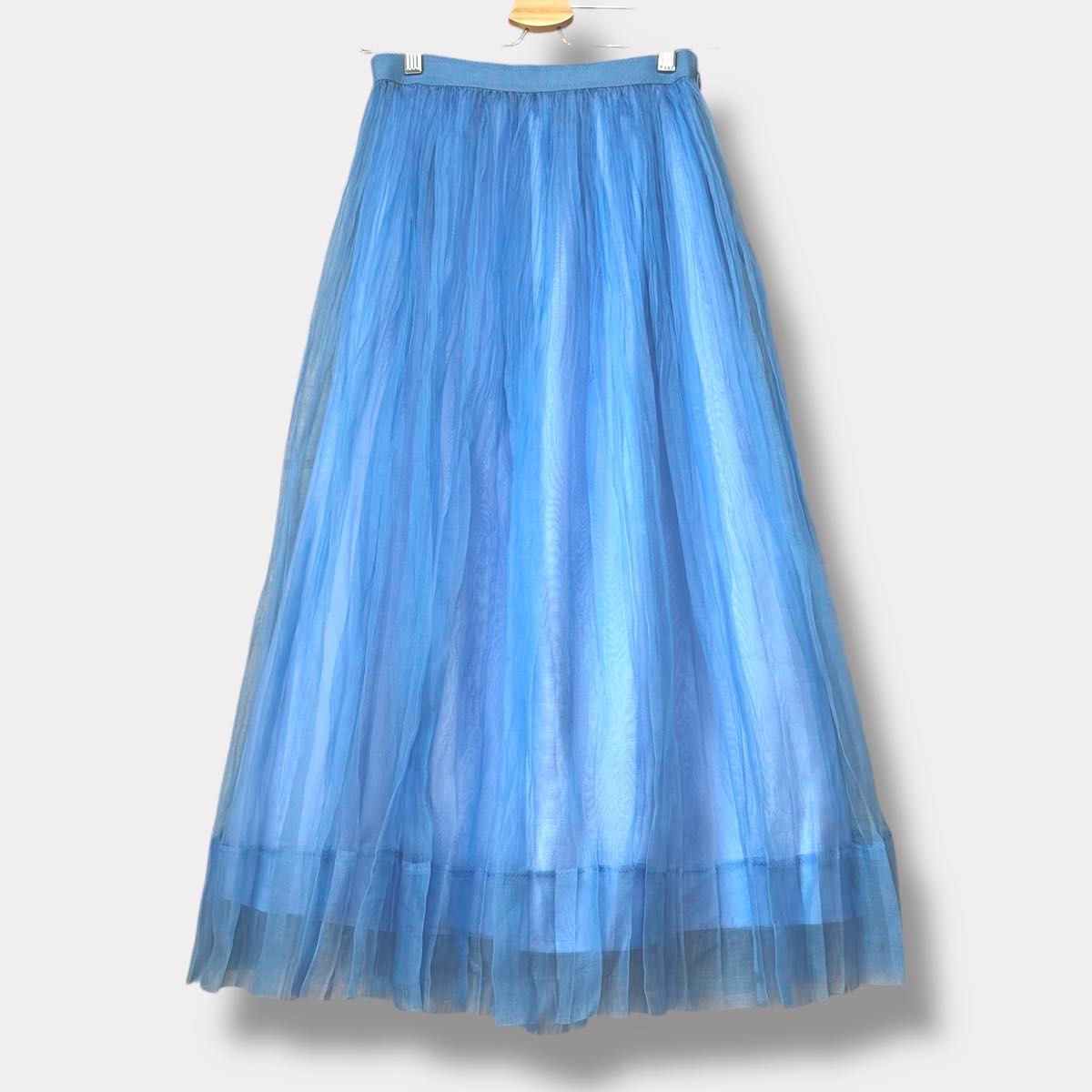極美品 ANAYI アナイ シルクオーガンジープリーツスカート 極美品 ANAYI アナイ シルクオーガンジープリーツスカート